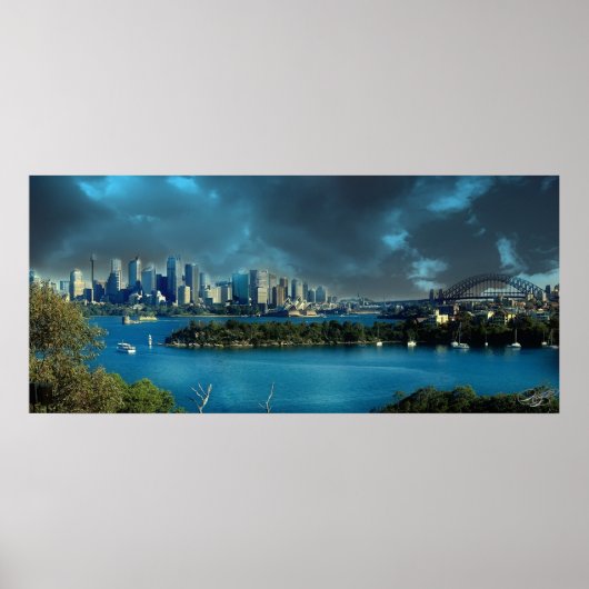 Poster Sydney Harbour (Voorkant)