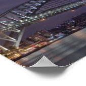 Poster Sydney Harbour Bridge Australie (Coin)
