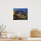 Poster Sydney Harbour Bridge et Park Hyatt Sydney Hotel (Cuisine)