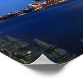 Poster Sydney Harbour Bridge, Sydney Opera House et (Coin)