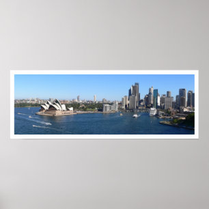 Poster Sydney Harbour, Opéra, Skyline, Panoramique