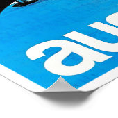 Poster Sydney Opera House Australie voyage vintage (Coin)