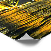 Poster Sydney par nuit Harbour Bridge Australie voyage (Coin)