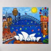 Poster Sydney sensationnelle Imprimer par Lisa Lorenz (Devant)