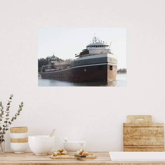 POSTER SYKÈQUES WILFRED BULK FREIGHTER (Cuisine)