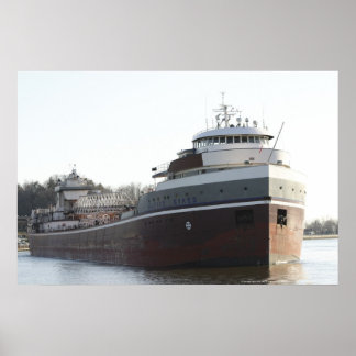 POSTER SYKÈQUES WILFRED BULK FREIGHTER