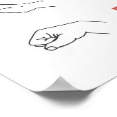 POSTER SYLLABE DE SOFÈVE ET SIGNES MAINS (ÉCHELLE MAJEURE (Coin)