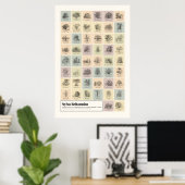 Poster Sylva Britannica (Bureau à domicile)