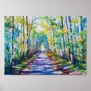 Poster Sylvan Path II