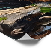 Poster Sylvan Sanctuary : Le doux Touch de Bigfoot (Coin)