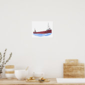 Poster Sylvania, cargo des Grands Lacs (tôt) (Cuisine)