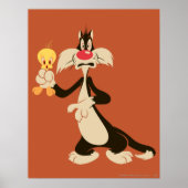 Poster SYLVESTER™ avec TWEETY™ (Devant)