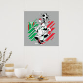Poster SYLVESTER™ Team Italy Soccer Graphic (Cuisine)