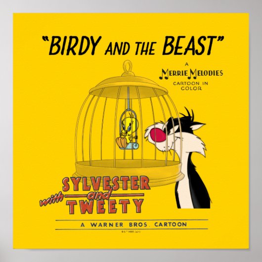 Poster SYLVESTER™ & TWEEY™ | Birdy et la bête (Devant)