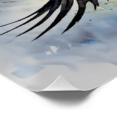 Poster Symbiotique Sky Dancer : Graceful Swift BIrd (Coin)