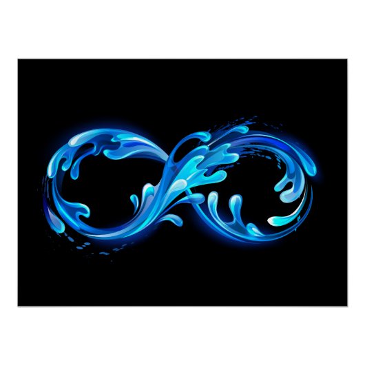 Poster Symbol Infinity of Cold Clear Water (Devant)