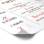 POSTER SYMBOLE 1ER ANNIVERSAIRE DE JEUX (Coin)