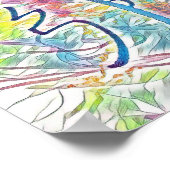 Poster Symbole Abstrait Usui Reiki Sei He Kei (Coin)