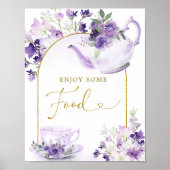 Poster Symbole alimentaire à base de thé à Fête des marié (Devant)