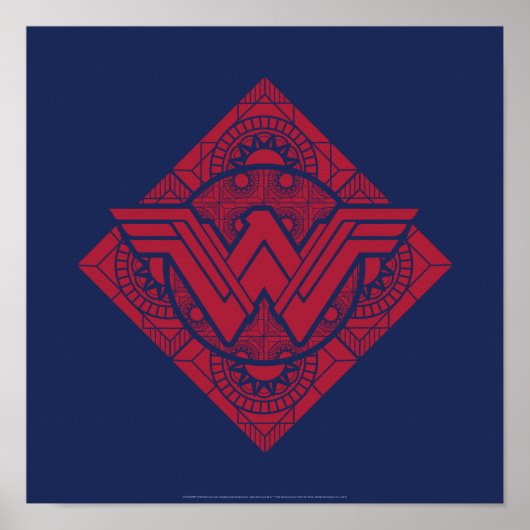 Poster Symbole amazonien Wonder Woman (Devant)