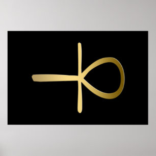 Poster Symbole Ankh cross-égyptien