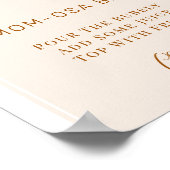 Poster Symbole Arch Orchard Pampas Baby shower en herbe M (Coin)