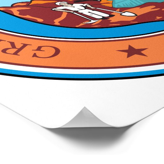 Poster Symbole Arizona (Coin)