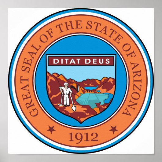 Poster Symbole Arizona (Devant)