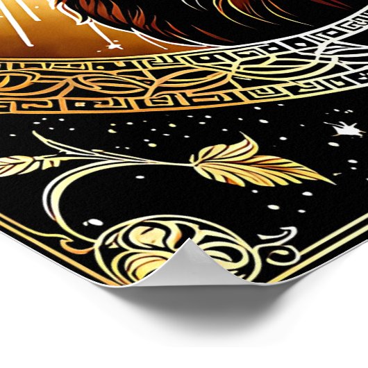 Poster Symbole astrologique d'Aries (Coin)