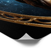 Poster Symbole astrologique de Capricorne (Coin)