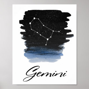 Poster Symbole astrologique de Gemini