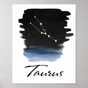 Poster Symbole astrologique de Taurus