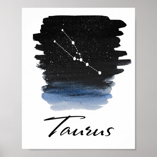 Poster Symbole astrologique de Taurus (Devant)
