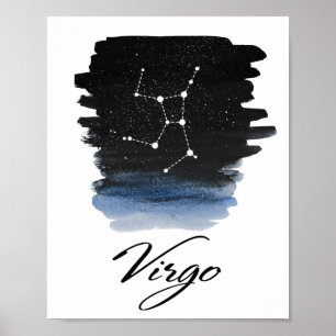 Poster Symbole astrologique de Virgo