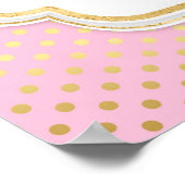 Poster SYMBOLE Baby shower Afro-Américain Princesse (Coin)