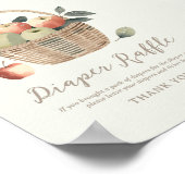 Poster SYMBOLE Baby shower Apple (Coin)