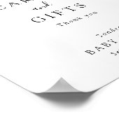 Poster Symbole Baby shower de canard Élégantes cartes et  (Coin)