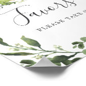 Poster Symbole Baby shower Dinosaur Faveurs (Coin)