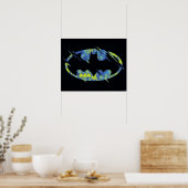 Poster Symbole Batman Électrique (Cuisine)