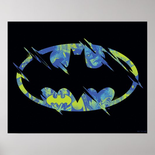 Poster Symbole Batman Électrique (Devant)