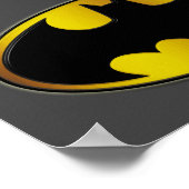 Poster Symbole Batman | Logo de dégradé ovale (Coin)