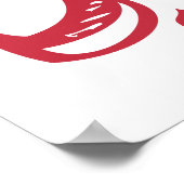 Poster Symbole Batman | Logo de la crête de chaume noire  (Coin)