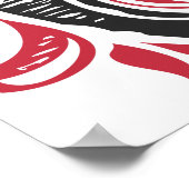 Poster Symbole Batman | Logo de la crête de chaume noire  (Coin)