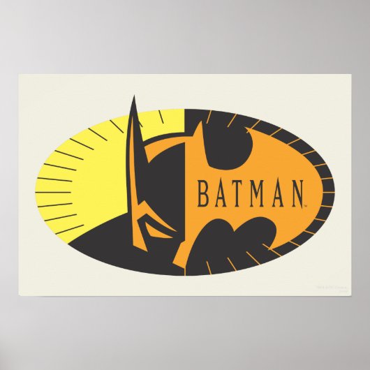 Poster Symbole Batman | Logo Silhouette (Devant)