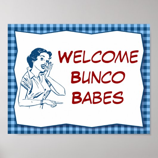 Poster Symbole Bienvenue Bunco Baby (Devant)
