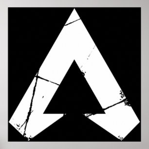 Poster Symbole blanc Apex Legends Logo Apex Legends