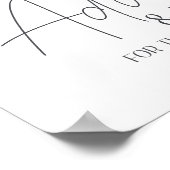 Poster Symbole blanc Magnolia Floral Mariage Card & Cadea (Coin)