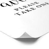 Poster Symbole bleu rougeâtre des faveurs florales (Coin)