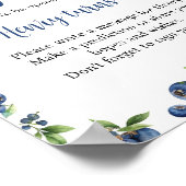 Poster Symbole Blueberry Berry Sweet Anniversaire Heure C (Coin)