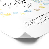 Poster Symbole Boho Baby Boy Douche Chevalier Raffle (Coin)